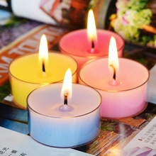 50只香薰蜡烛浪漫烛光晚餐布置道具情调氛围表白情侣火漆印章家用