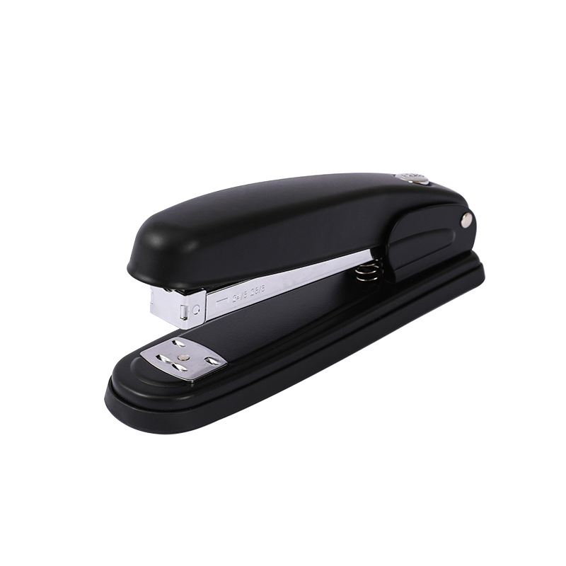 Office Large Size Black Stapler No. 12 Universal Manual Stapler Financial Labor-Saving Binding Book Stapler Wholesale