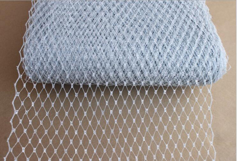 diy新娘大眼网纱影楼拍照头饰菱形网布大目网面纱饰品辅料多色
