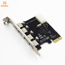 工厂 3.0 PCI-E转USB扩展卡 内置台式机转接卡 4口高速3.0USB