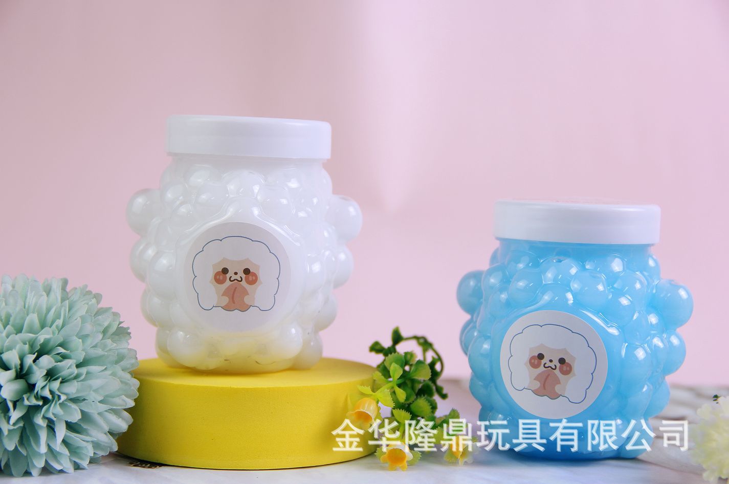 Peile Baoyuan Head Together Rua Sheep Bar Foaming Glue Manufacturer Crystal Mud Non-Stick Hand Decompression DIY Toy