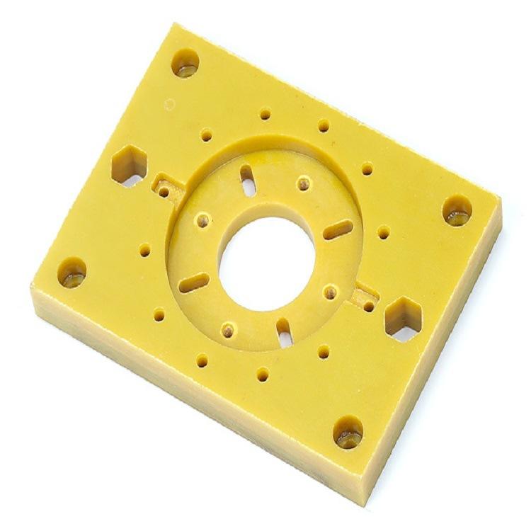 鸿燃黄色3240耐高温绝缘板游乐设备变压器加工件5-30mm定制加工