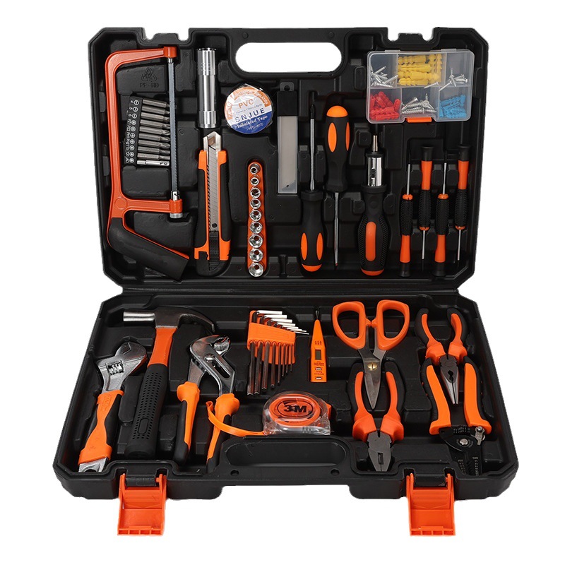 Carbon Steel Hardware Kits Tool Bags Pack Manual Tool Kit Household Maintenance Toolbox Car Tools Electrician Tool Bags