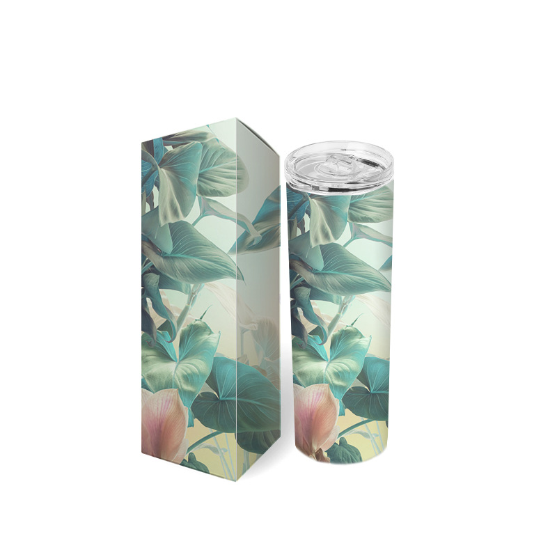 Graphic Customization Vacuum Cup 316 Food Grade Coffee Cup Sublimation Blank Straight Tube 5d Printing Insulated Mug