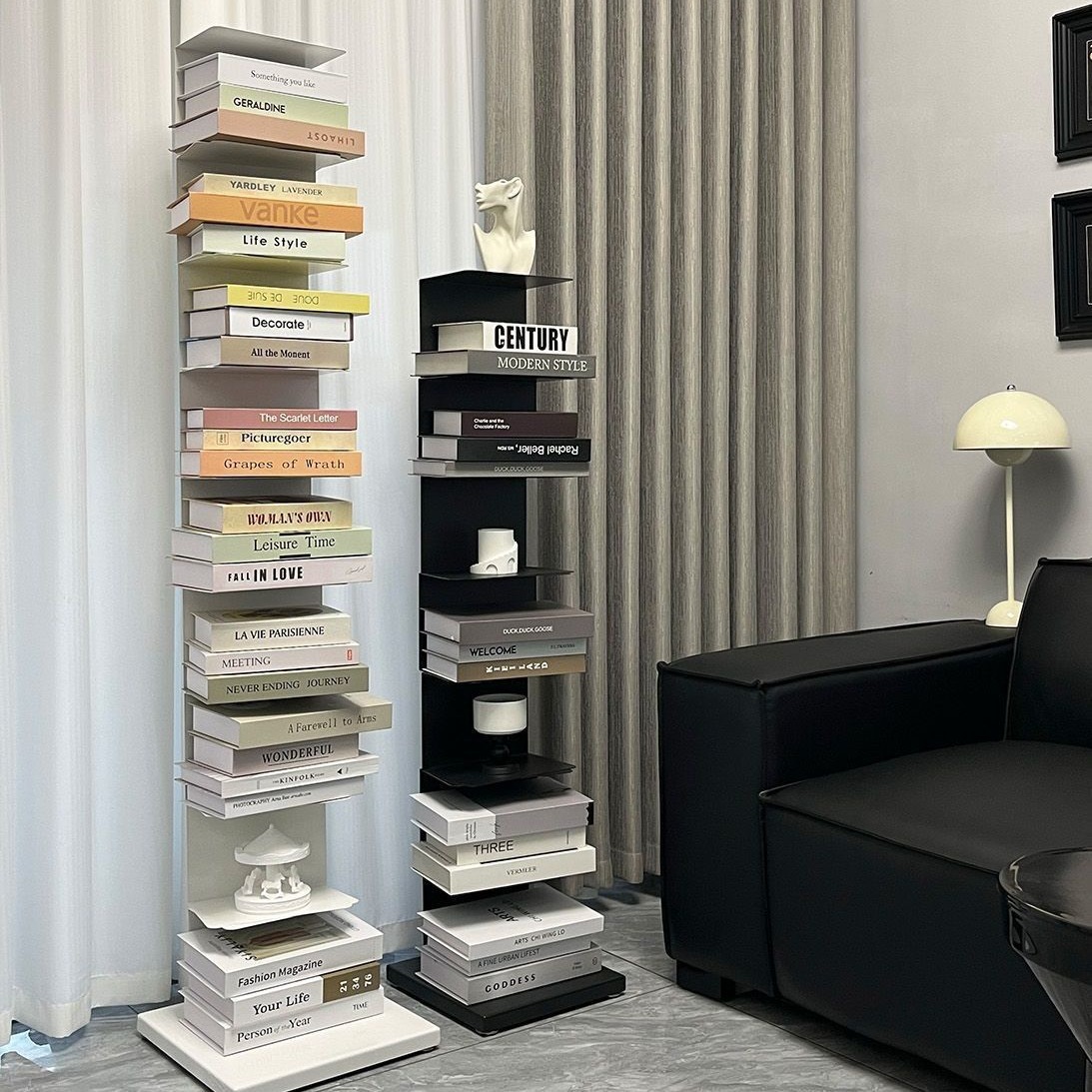 aa书柜现代简约网红客厅房落地收纳简易多层置物架-阿里巴巴