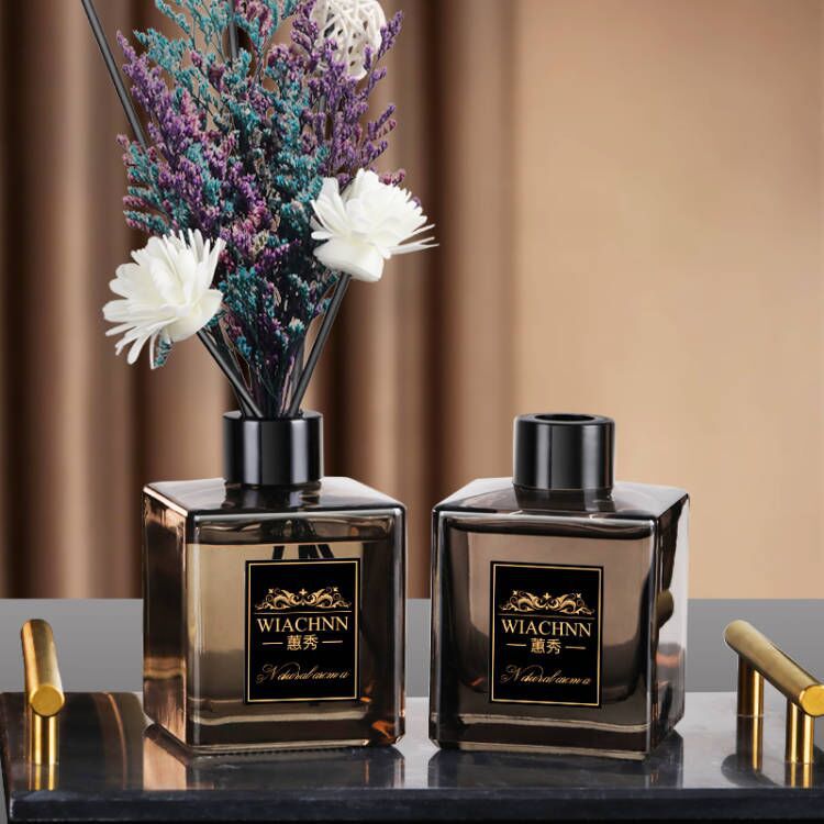 wiachnn蕙秀酒店香薰空气清新剂藤条无火香薰 干花情人草香氛套装