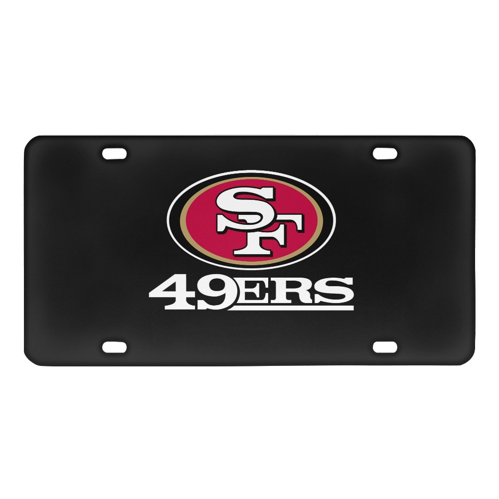 国际站nfl旧金山49人车牌 布法罗比尔汽车自行一件代发其他汽车外