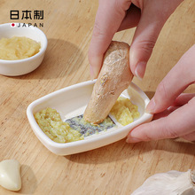 ECHO日本进口塑料碾磨器 小号塑料磨蒜器 剥蒜厨房小工具