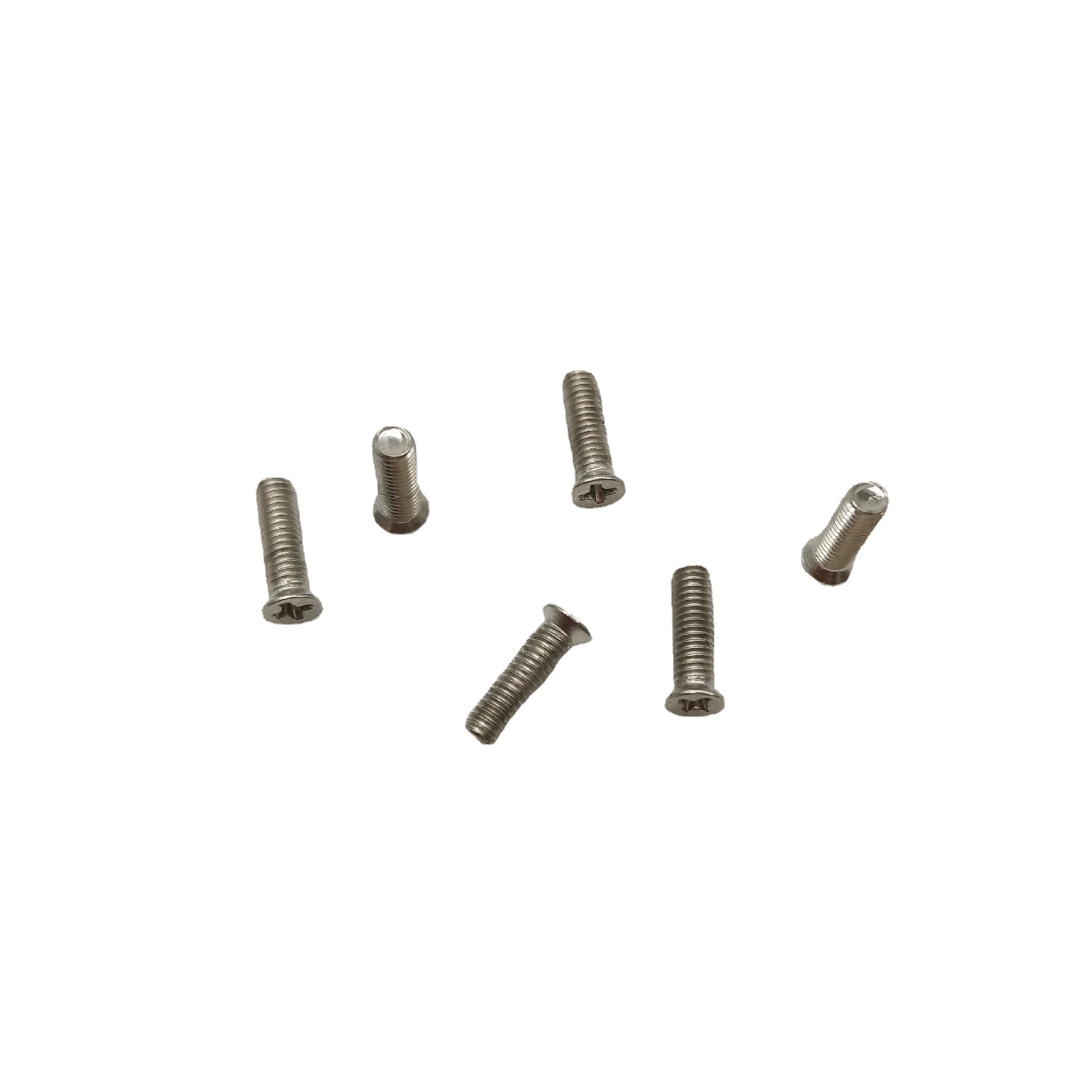 沉头螺栓 4mm头 小头平头十字螺丝 小头沉机m3*3-10 镀镍