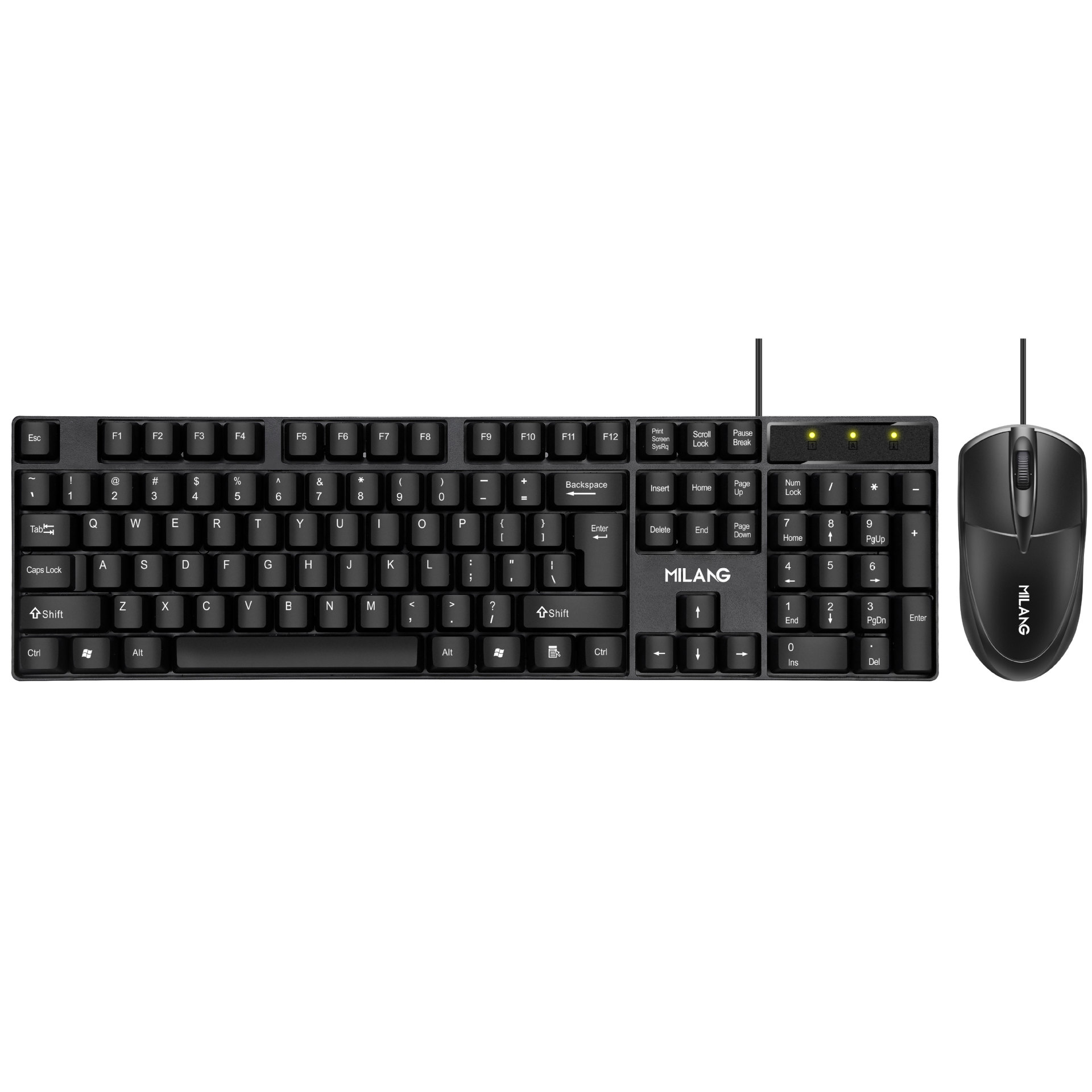 Mi Lang T20 Wired Keyboard and Mouse Set Desktop and Notebook Computer All-in-One Business Office Key Mouse Set