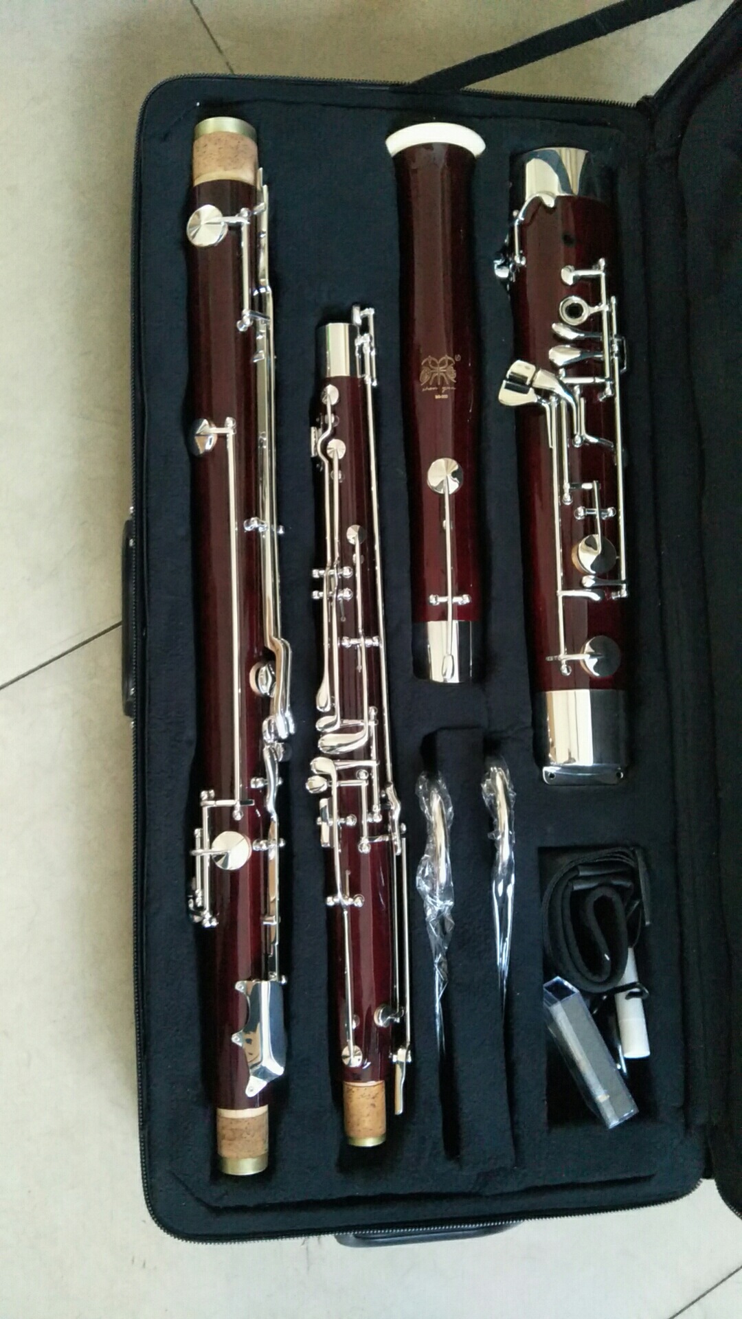 厂家供应巴松管 c调 枫木材质 镀银巴松大管吹奏类乐器