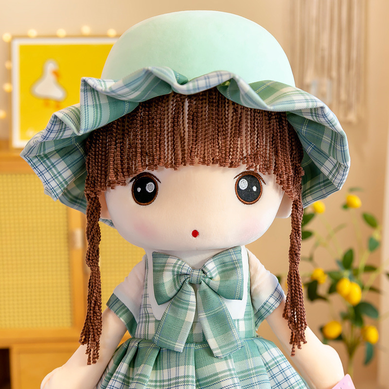 jk装小女孩公仔宝宝玩偶毛绒玩具儿童布娃娃陪睡抱枕生日礼物女生