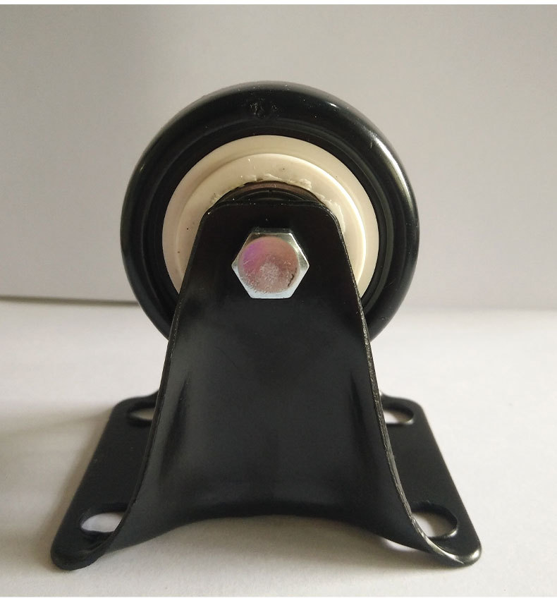 5寸工业脚轮万向轮子带刹车静音定向脚轮滑轮金钻轮