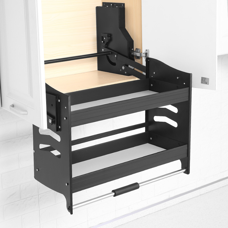 43成交51件厨房伸缩拉篮橱柜拉篮抽屉式碗篮厨房地