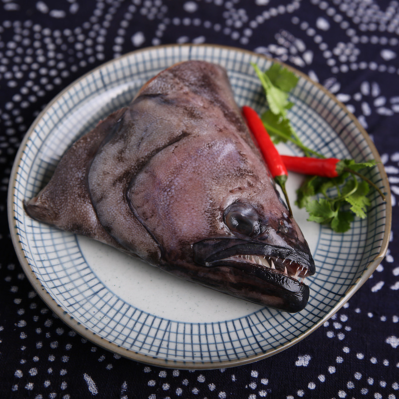 【搜鱼】俄罗斯进口深海鸦片鱼头 碟鱼头鲽鱼头 新鲜海鲜美味