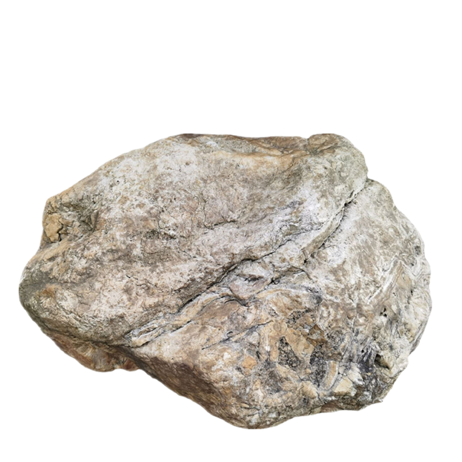 批发溪石-天然沧桑水冲蜡石-自然纹路园林驳岸景观石