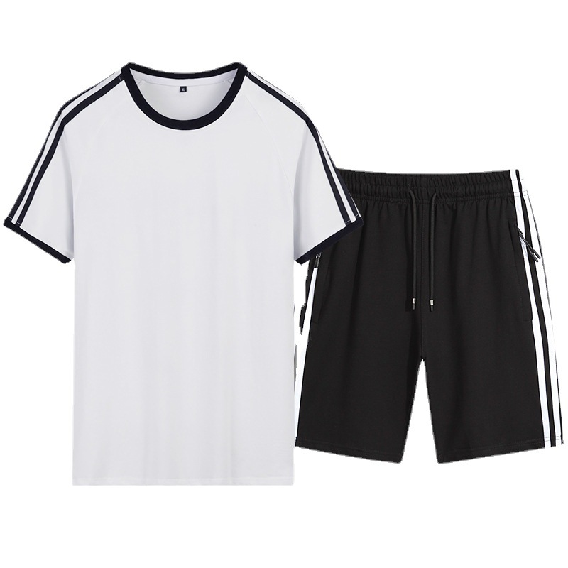中考体育考试专用运动服纯棉男女初高中学生跑步短裤体考套装班服
