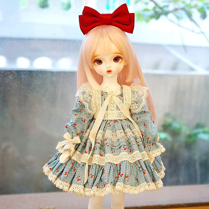 bjd娃衣 时尚短裙吊带裙blythe小布yosd ob11 bjd六分娃娃6分衣服