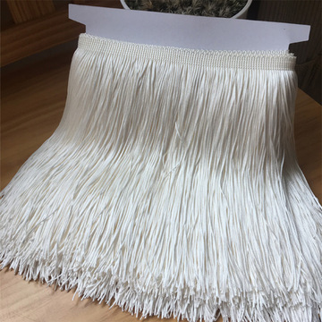 现货50 100cm长流苏花边服装辅料窗帘织带排须面料舞台diy装饰