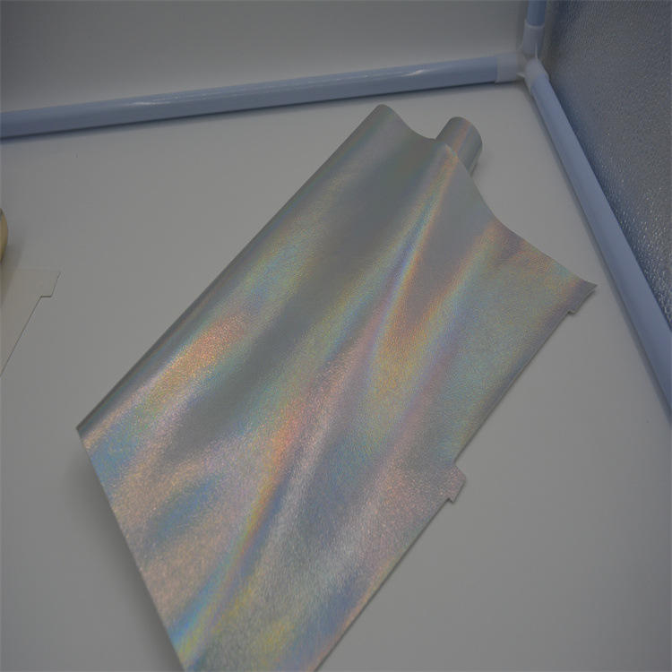 镭射纹1.0mm水性pu合成革 包包 鞋子