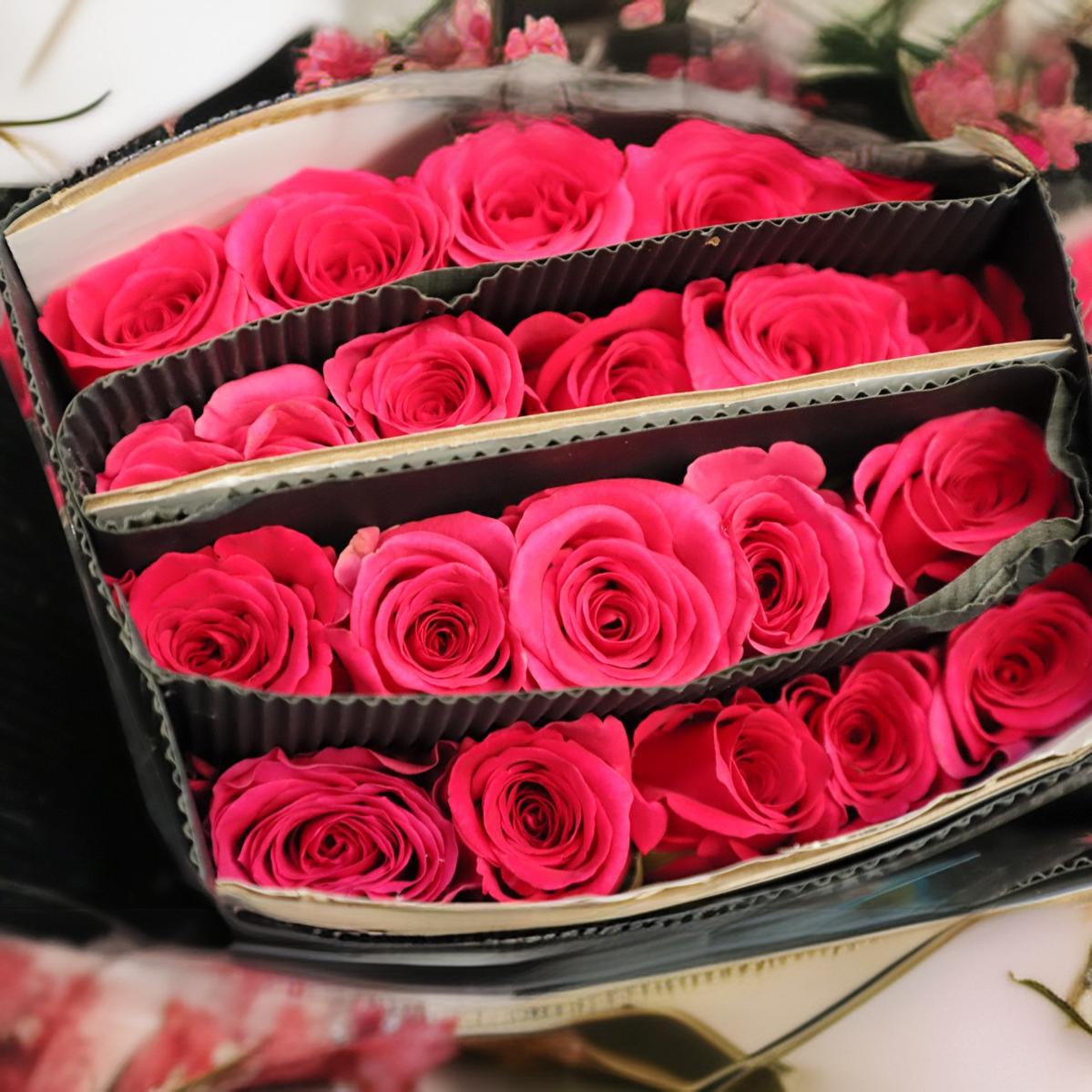 弗洛伊德云南昆明斗南基地鲜花玫瑰花直发情人节花店摆地摊玫瑰花