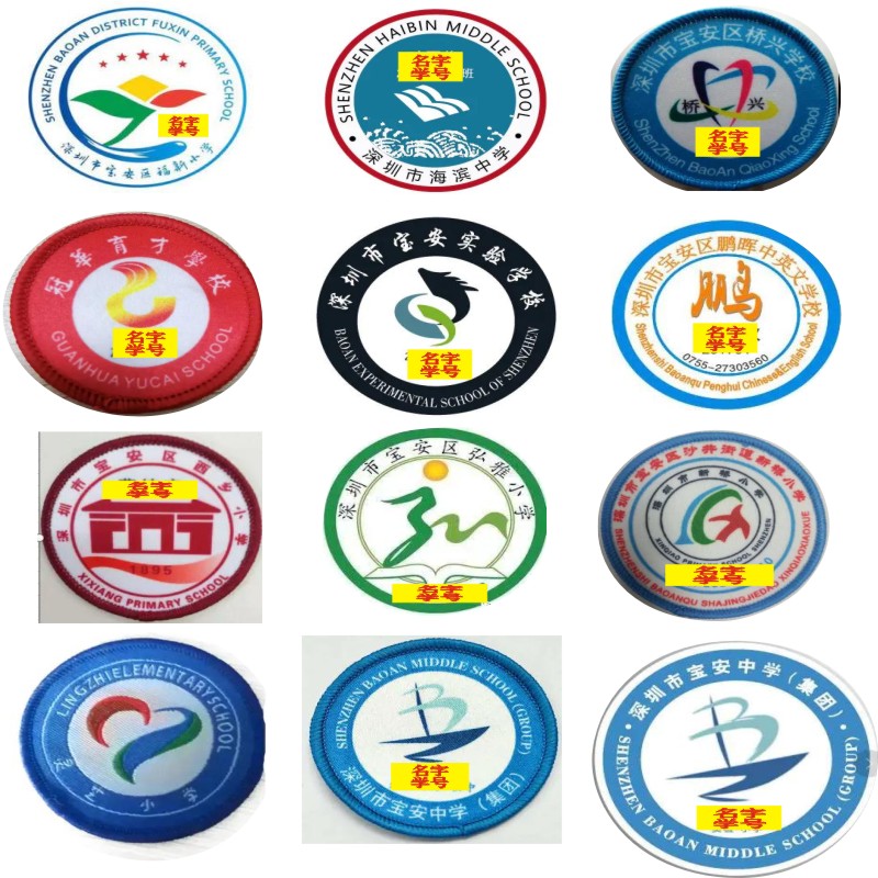 深圳校徽宝安区南科新安海旺孝德松岗西乡附属外国语实验中小学校