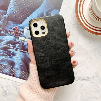 适用iphone12小羊纹全包手机壳苹果12 mini保护壳12pro耐磨皮套