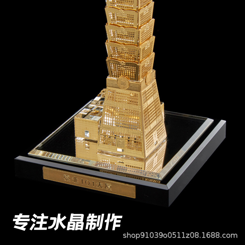 Factory Direct Crystal Building Model Crystal Crafts Decoration Tourist Souvenirs Gifts for Friends and Customers