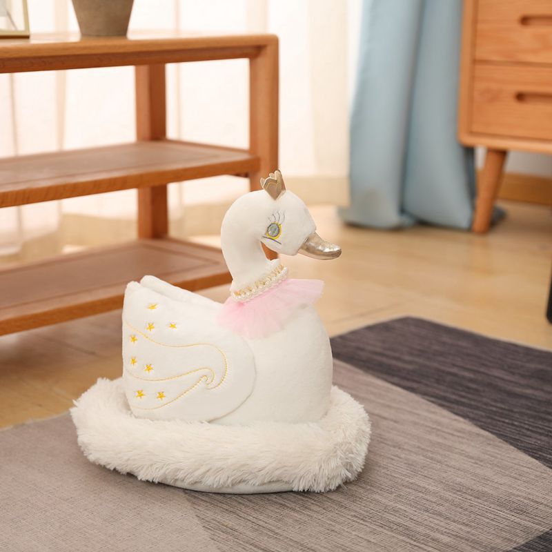 可爱仿真带声天鹅玩偶毛绒玩具送儿童节情人节女生活动礼物