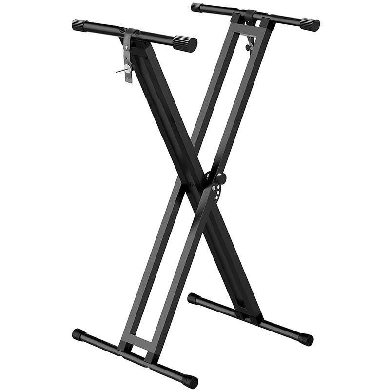 电子琴架拆装双管加厚加粗折叠通用钢琴架便携式配件批发工厂支架