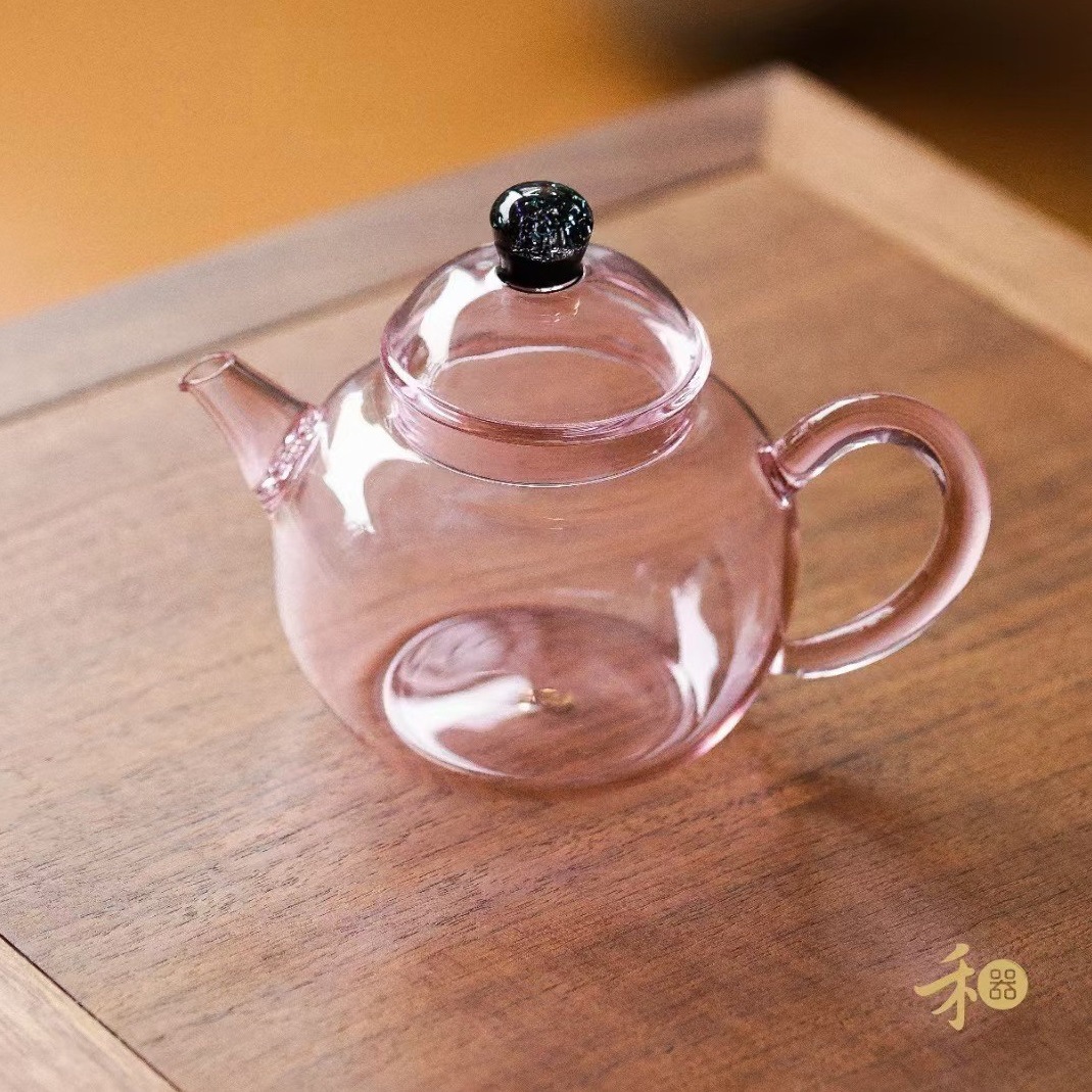 台湾禾器耐高温加厚硅硼玻璃星宇泡茶壶
