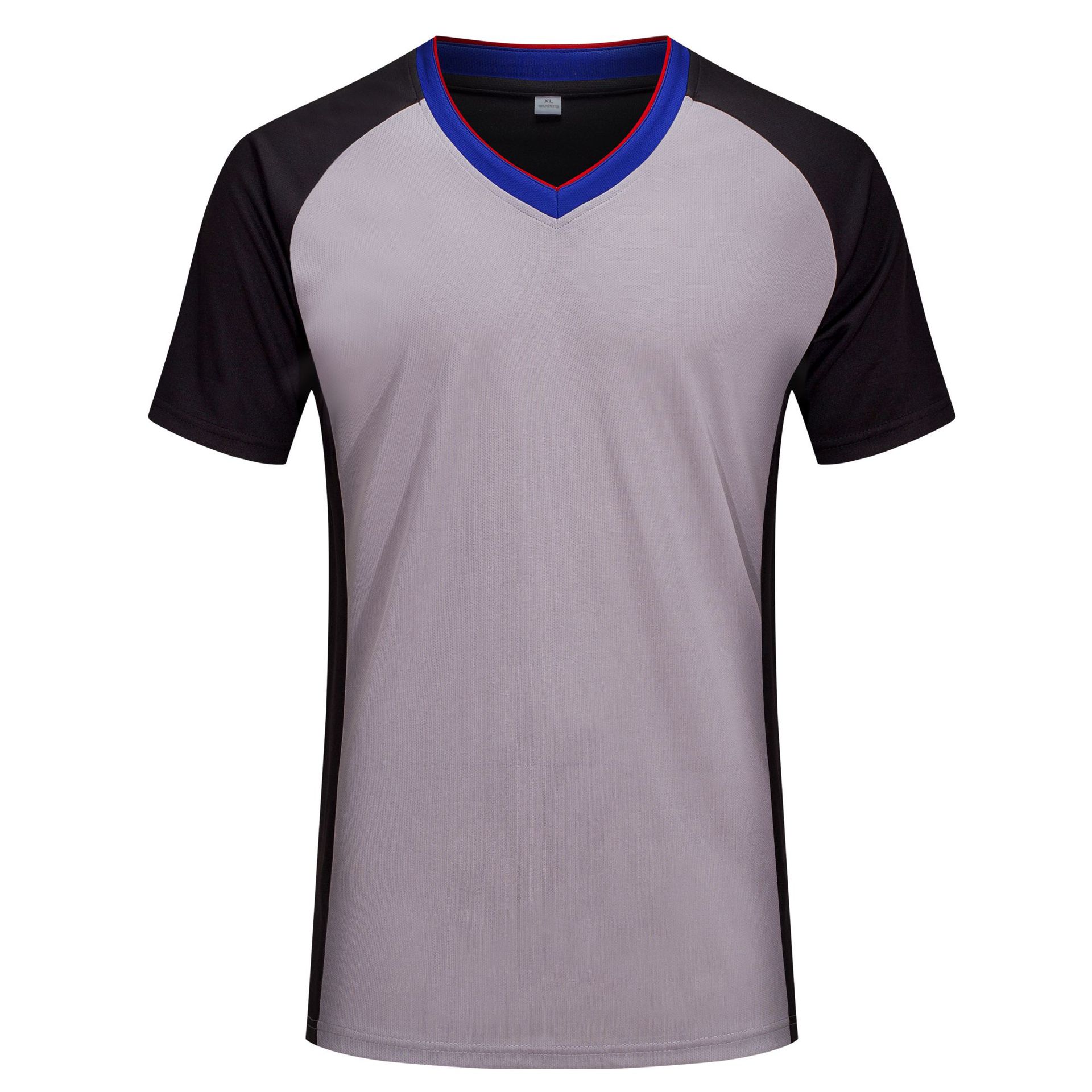 足球裁判服灰色透气裁判装备足球比赛用服短袖t恤上衣足球服-阿里巴巴