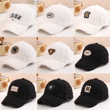 韩版儿童棒球帽秋冬天新款加厚保暖鸭舌帽时尚百搭字母潮童帽G657