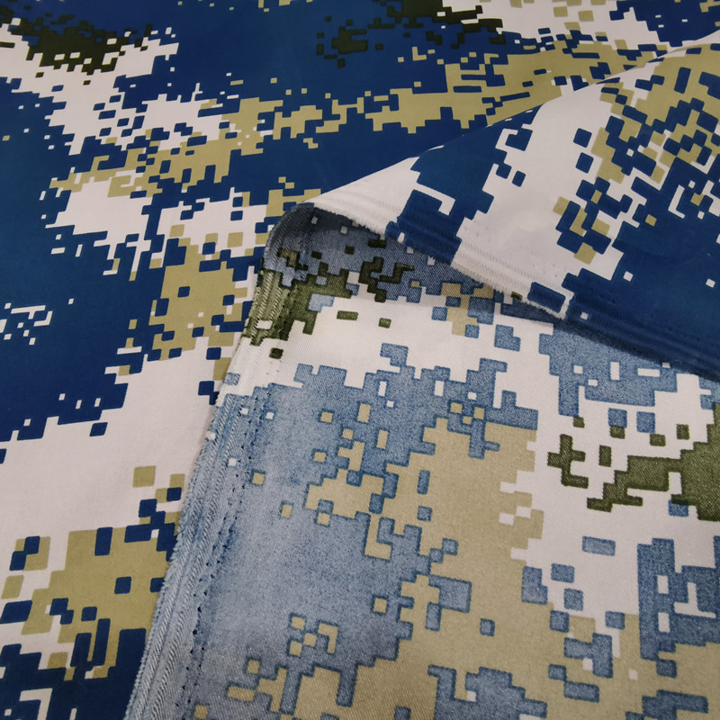 海军蓝迷彩面料