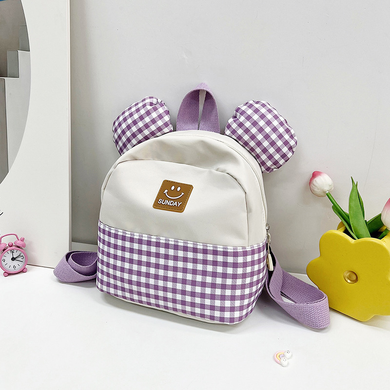 Children's Trendy Backpack Summer New Outing Boys Girl Backpack Primary School Kindergarten Campus Small Bookbag