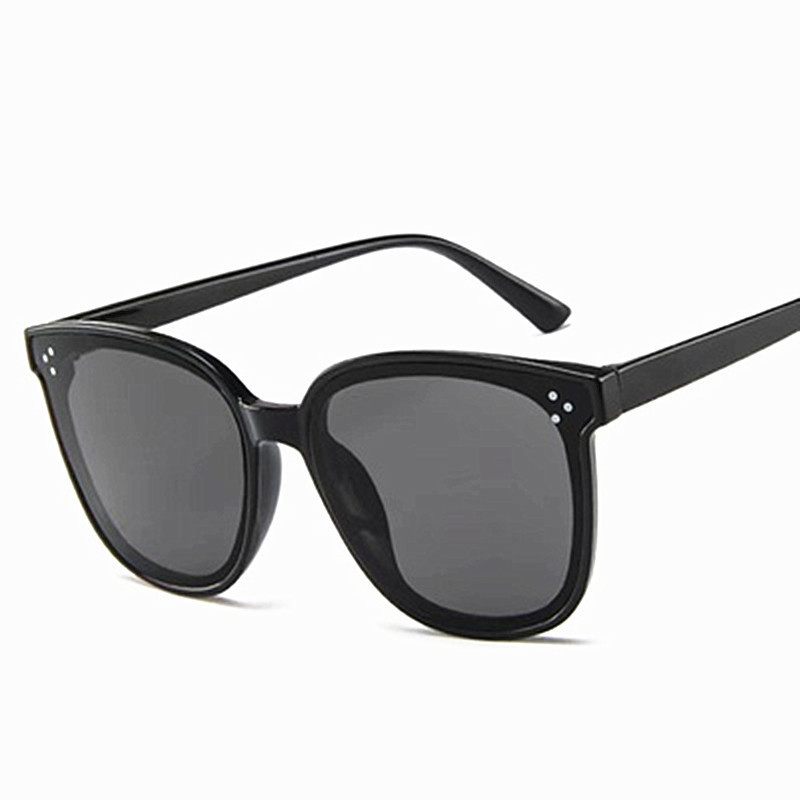 Three-Point Sunglasses Sunglasses Men's and Women's Fashionable All-Match UV-Proof Black Personalized Korean Style Internet Celebrity Sun-Proof