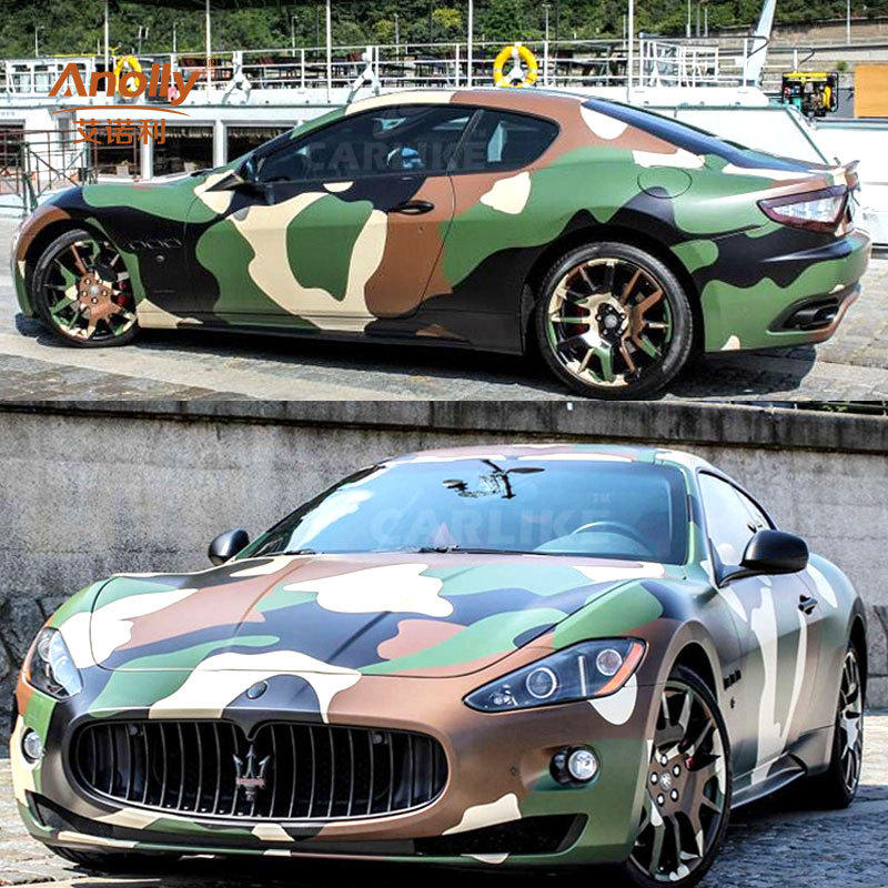 艾诺利汽车车身改色膜数码迷彩森林沙漠迷彩贴膜涂鸦膜车贴纸批发