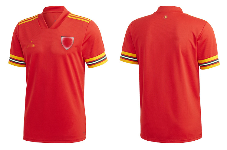 2021威尔士主场11号贝尔球衣10号拉姆塞足球服球迷版上衣