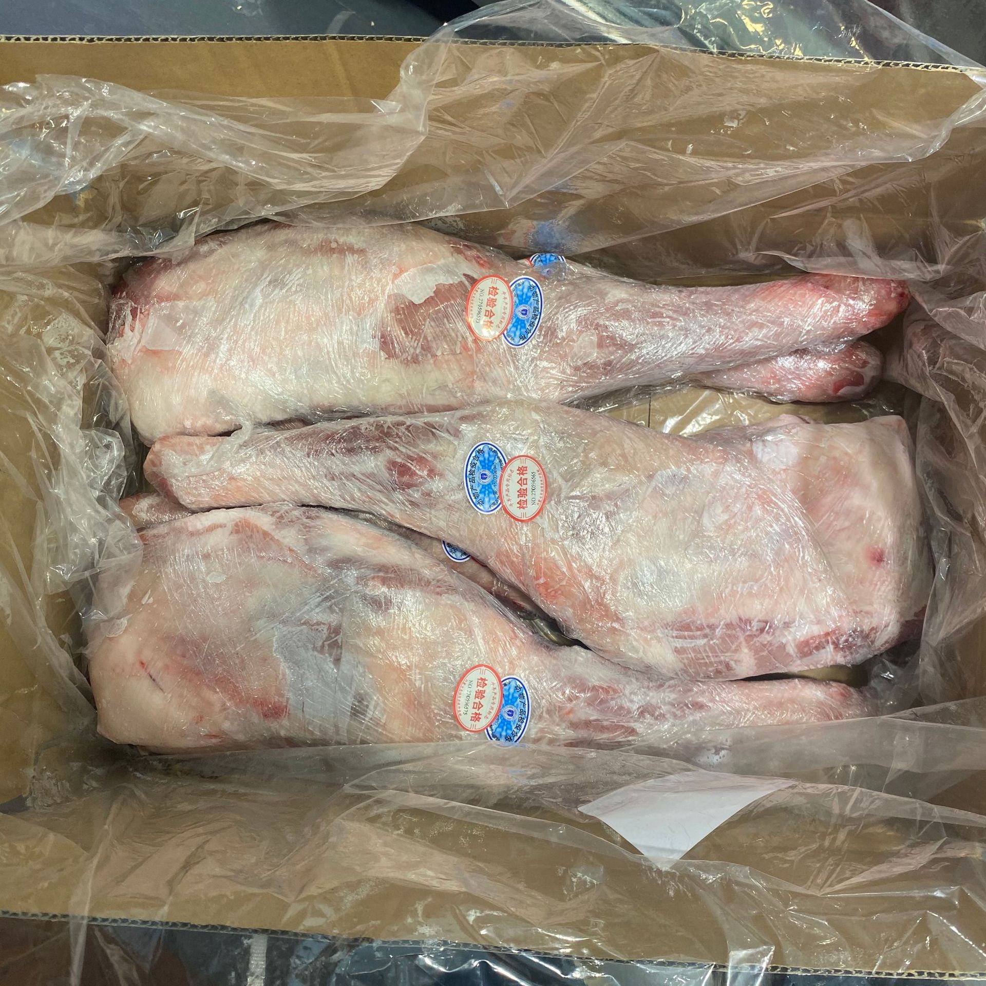 羊腿冷冻法式羊前腿内蒙古羔羊烤羊腿烧烤食材20斤6个装广州批发