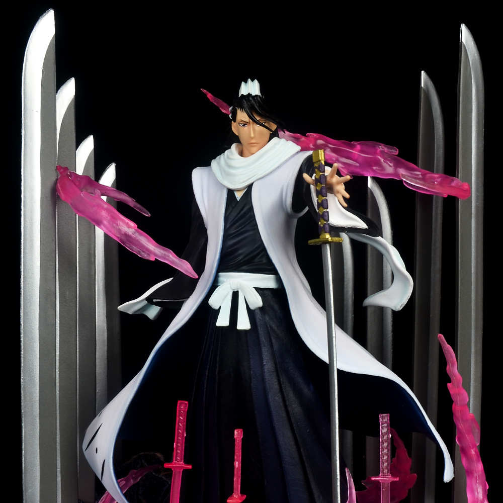 死神 六番队队长 gk朽木白哉 斩魄刀 万解 场景造型 动漫手办雕像