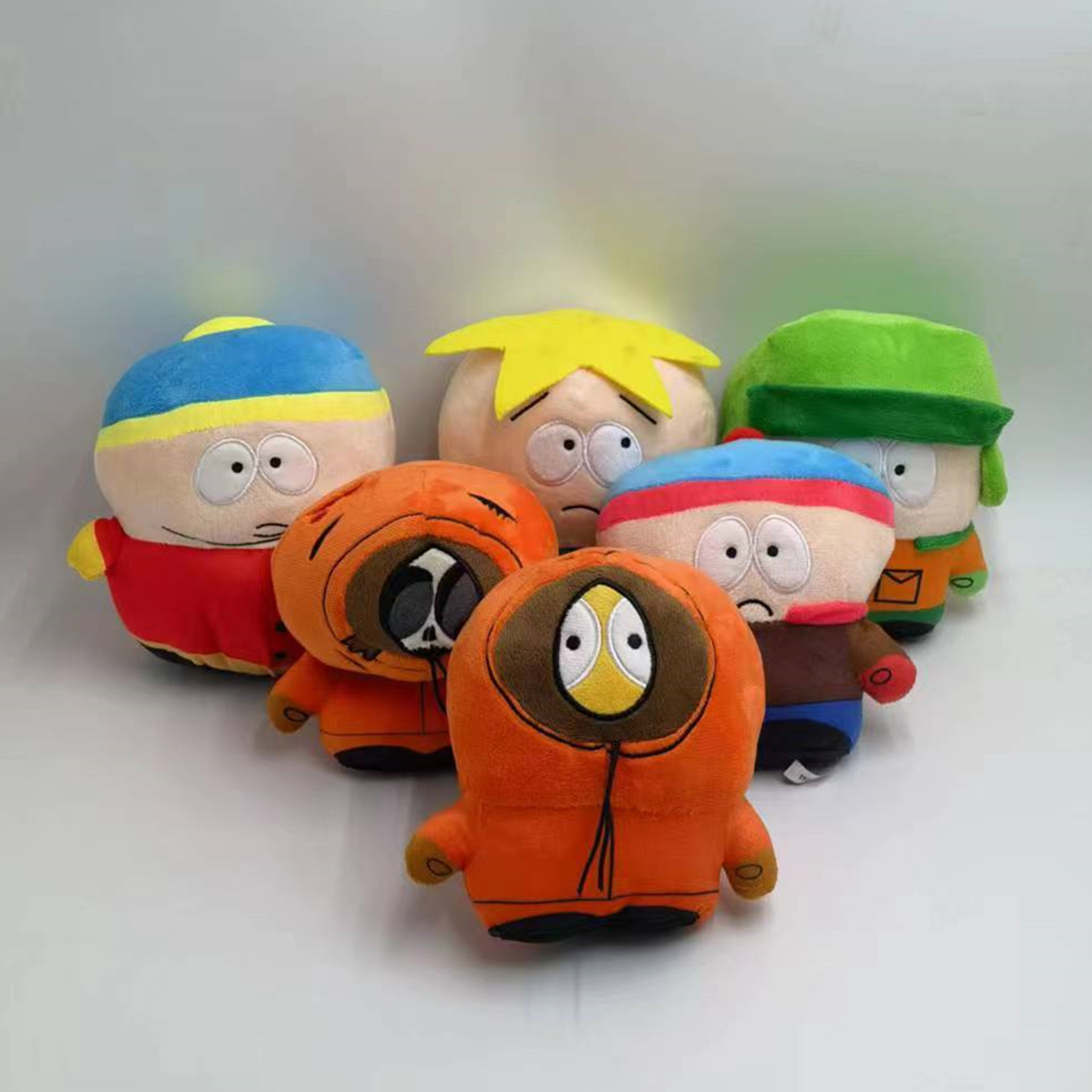 南方公园公仔娃娃卡特曼凯尔肯尼斯坦衰仔乐园乐队毛绒玩偶玩具