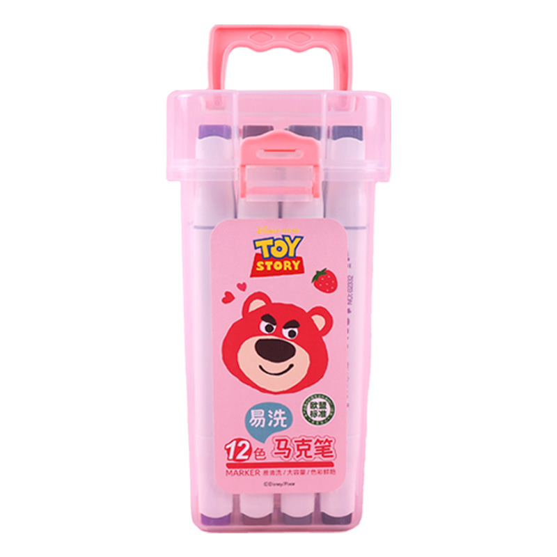 Disney Disney Dm24115/16/17/18T Strawberry Bear Series Children's Easy-to-Wash Marker Package