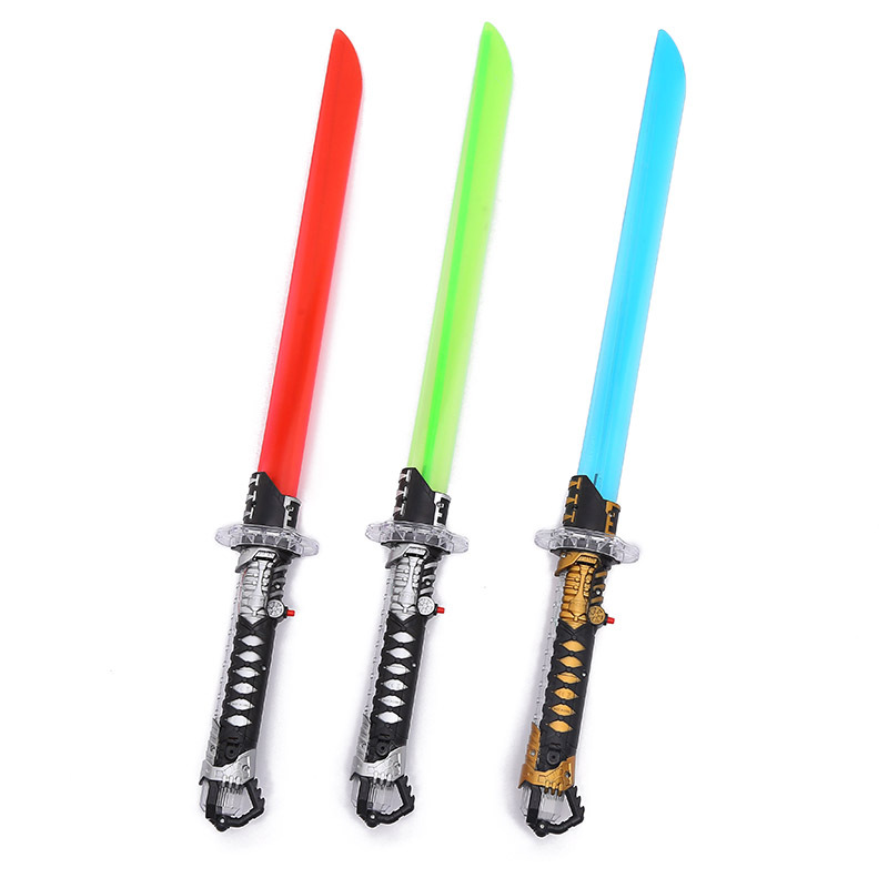 76cm Luminous Sword Boy Sound Flash Knife Toy Night Market Stall Toy Wholesale Large Sound and Light Laser Sword