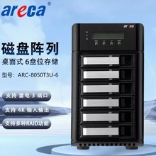 Areca ARC-8050T3U-6 雷电3 6盘位 磁盘阵列 4K高清非编存储