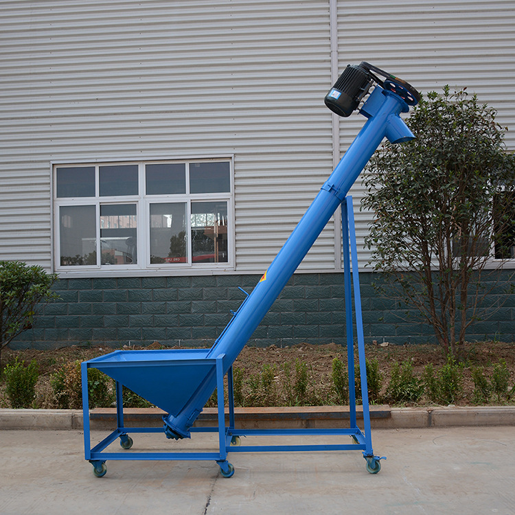 供应碳钢不锈钢螺旋提升机 质优价廉 提升速度快 玉米上料输送机