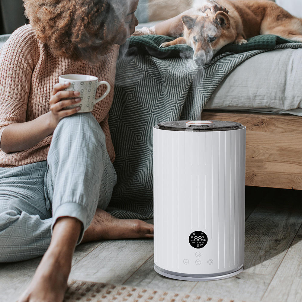格先者(h1)5l低噪空气加湿器家用落地式大容量智能恒湿加湿器