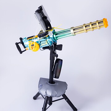 玩具黑科技网红ar游戏枪电视摆地摊游戏机加特林地摊小孩喜欢电子