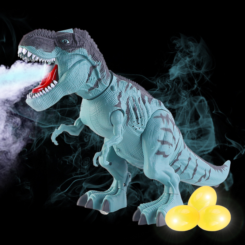 侏罗纪喷雾霸王龙下蛋恐龙儿童投影动物玩具批发仿真模型抖音爆款