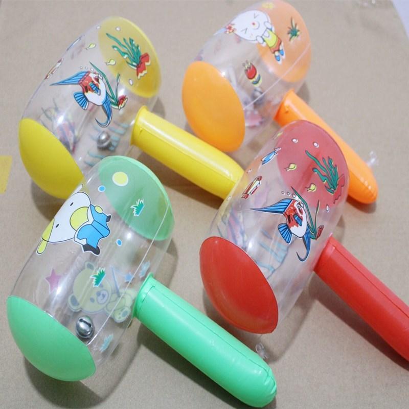 充气锤子批发卡通锤捏会响带铃铛敲打微商扫码地推礼品圣诞节礼物