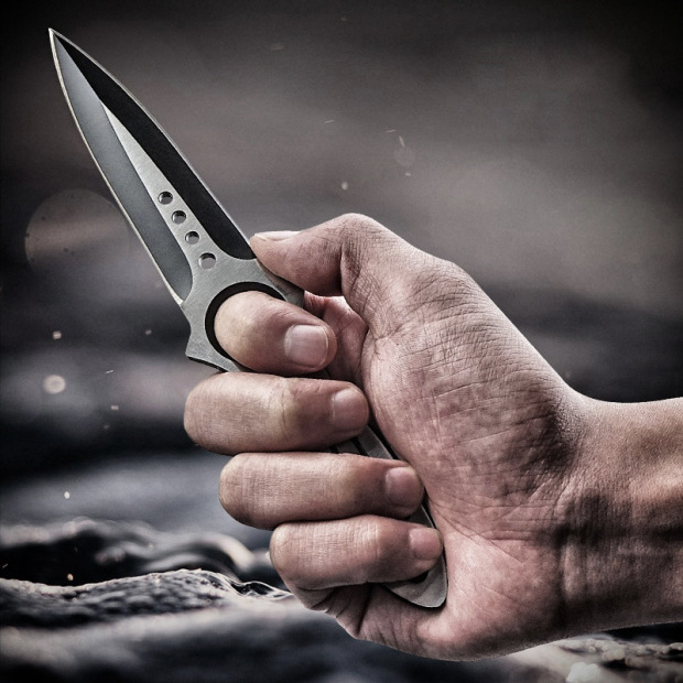 汉道户外刀具高硬度防身刀瑞士军刀野外直刀锋利水果刀荒野求生刀